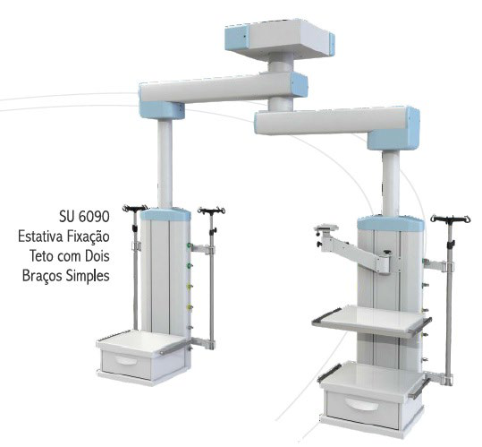 Estativo de techo con dos brazos Lanco