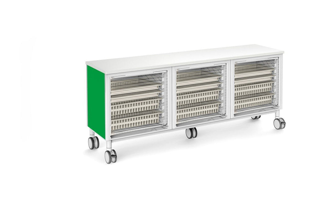 Carro modular de transporte New-Go con persiana y tope de Corian · vista adicional