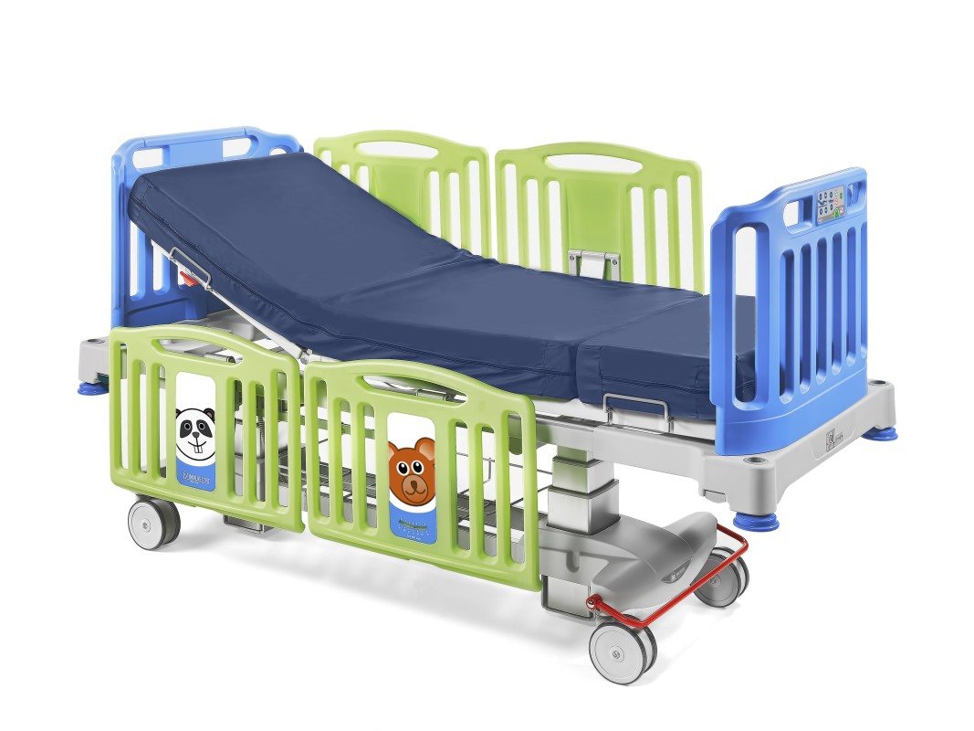 Cama pediátrica eléctrica de dos columnas con Trendelenburg · vista adicional